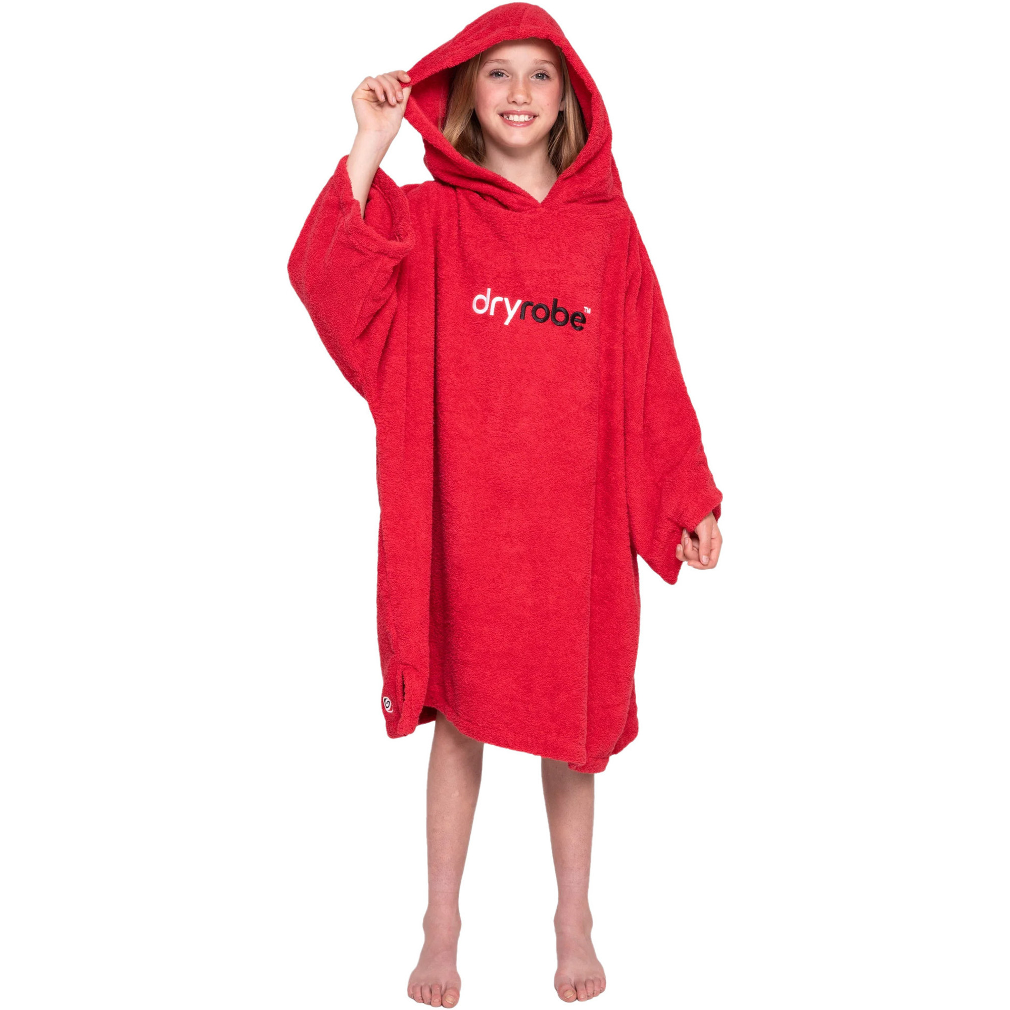 2024 Dryrobe Junior Organic Cotton Hooded Towel Change Robe V3 V3OCT